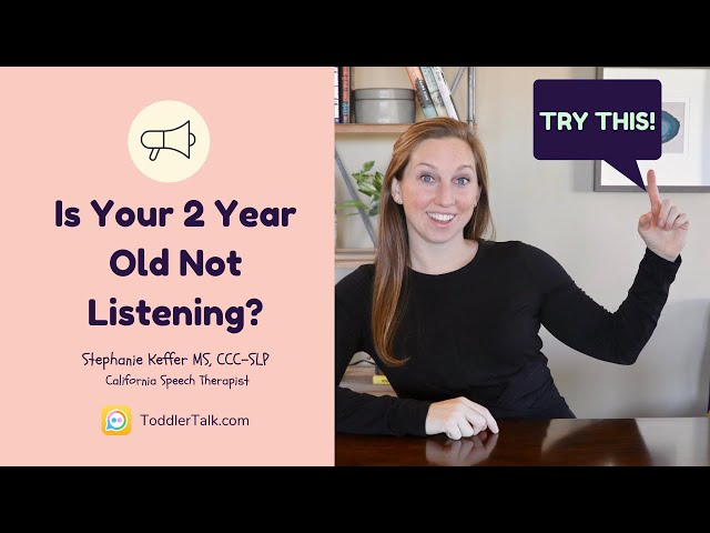 Is Your 2 Year Old Not Listening? [3 Speech Therapy Tips To Help With Following Directions]