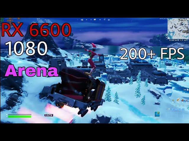 Fortnite chapter 4 Arena | RX 6600 8GB - Ryzen 5 5500 | DX12 competitive settings