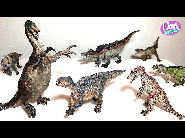 NEW BOX OF DINOSAUR FOR MY SHELF! Learn Dinosaur Names Iguanodon T-Rex!