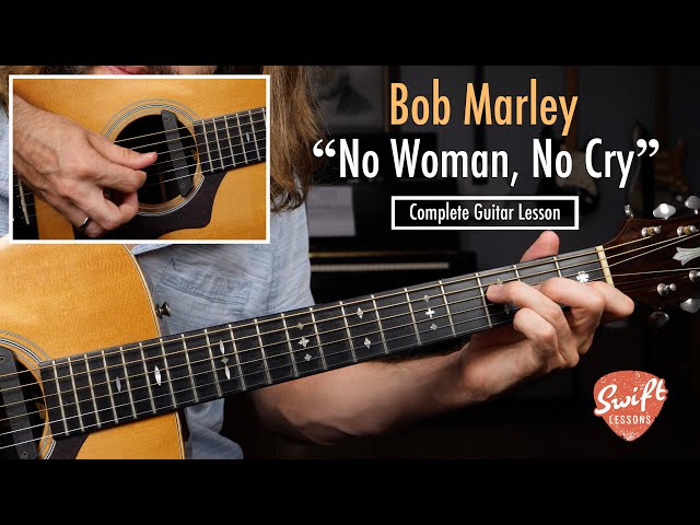 Bob Marley "No woman, No Cry" Easy Beginner Guitar Lesson