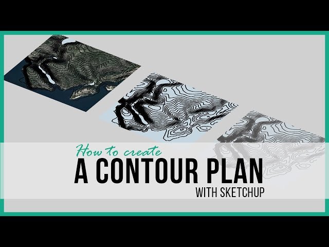 How to Generate Contour Map with Sketchup