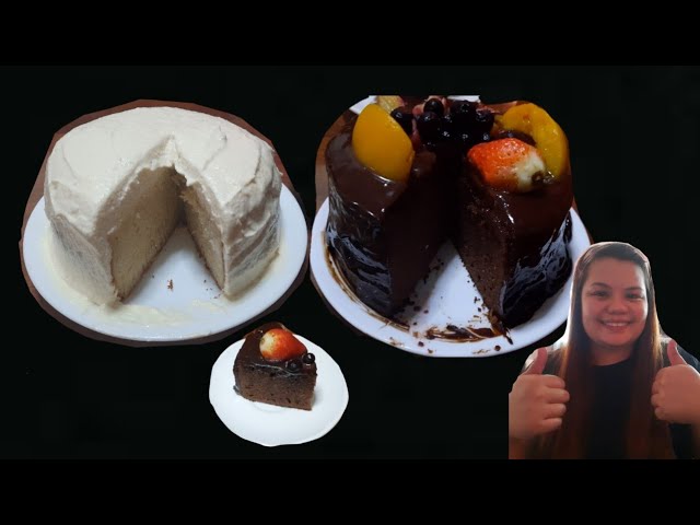 MINI VANILLA CAKE & CHOCOLATE CAKE||Deliciousd Vlogs