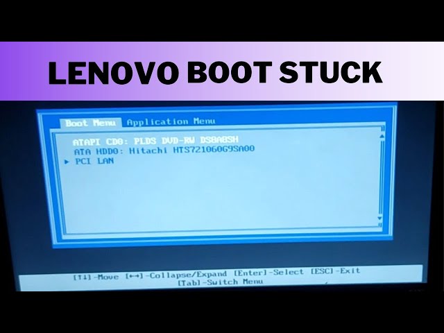 How to Fix Lenovo stuck at Boot Menu