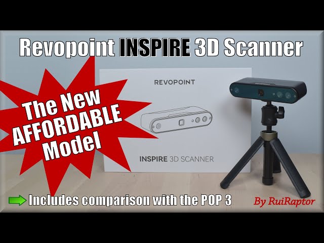 Revopoint INSPIRE 👉 New BUDGET-FRIENDLY 3D Scanner 👈 Tests & Review + Comparison With Other Models