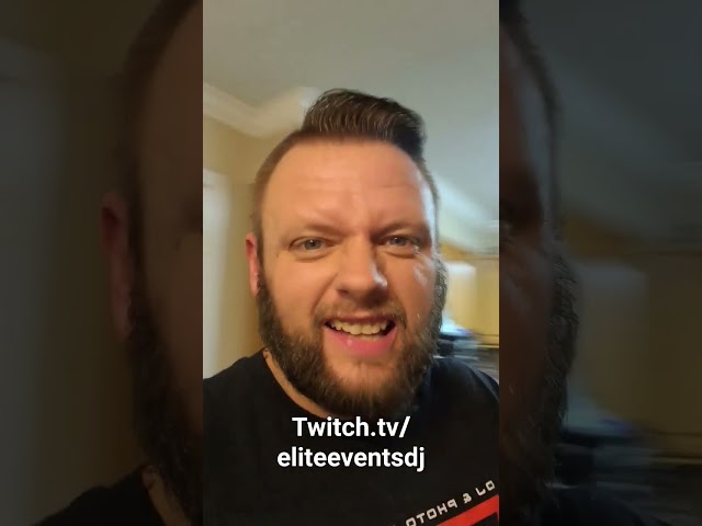 Come join me for my first-ever live twitch stream tonight at 7 p.m. EST twitch.com/eliteeventsdj