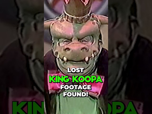 Lost King Koopa footage found! #kingkoopaskoolkartoons