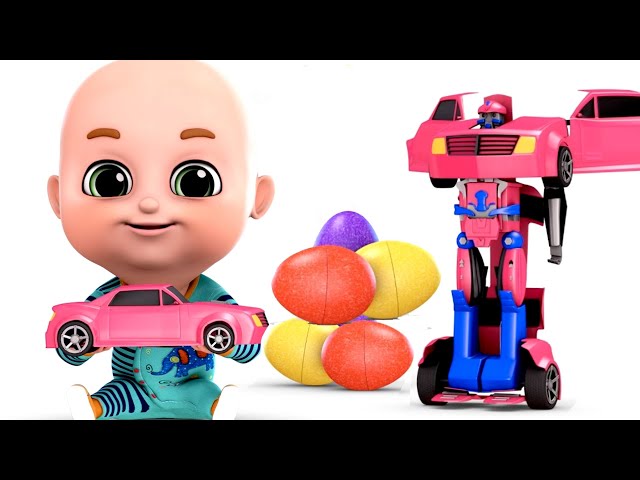 Robot fight | Transformers Robot Toys Family | +More Nursery rhymes & baby songs | kids Songs