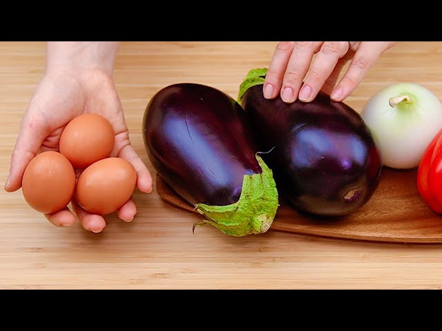 3 best eggplant recipes! Just add eggs to the eggplant! ASMR Recipe!