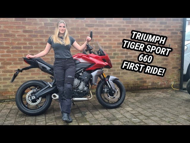 New 2022 Triumph Tiger Sport 660 // First ride review! Is it the perfect first adventure tourer? 🤔