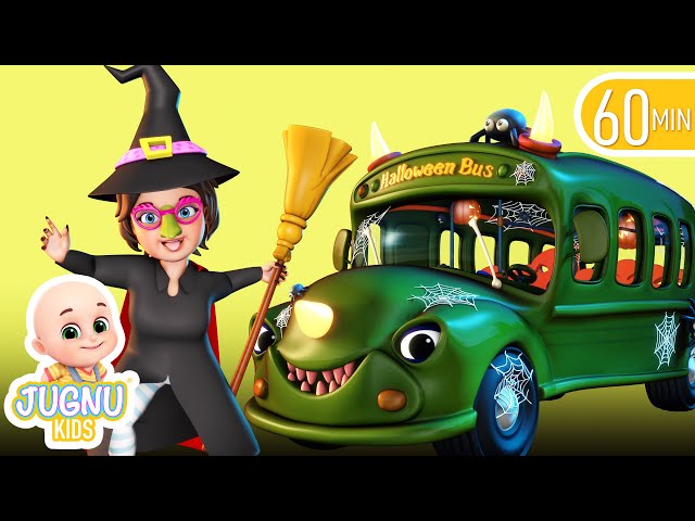 Haunted House | Halloween song for children | Spooky Bus | Jugnu kids Nursery Rhymes and kids Songs
