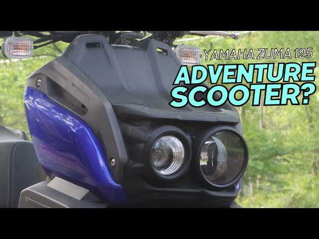 Yamaha Zuma 125 adventure scooter
