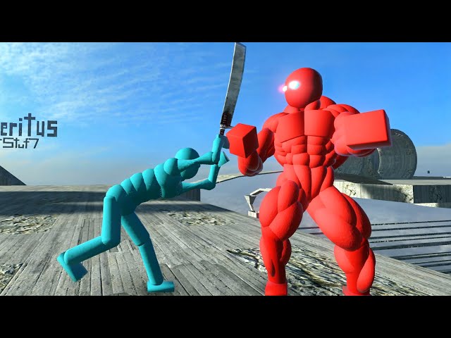 Dynamic NPCs Fight in a Battle Royale! with active ragdoll physics #3