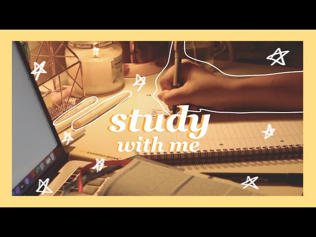 late night study with me (real time with lofi)✨ final year medical student