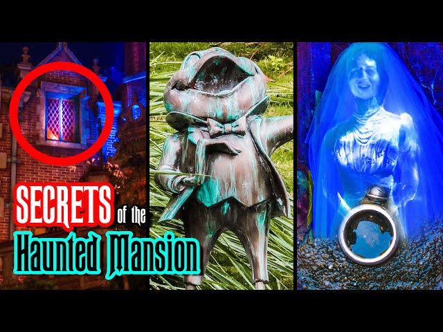Top 10 Spooky Secrets of Disney's Haunted Mansion - Disney World
