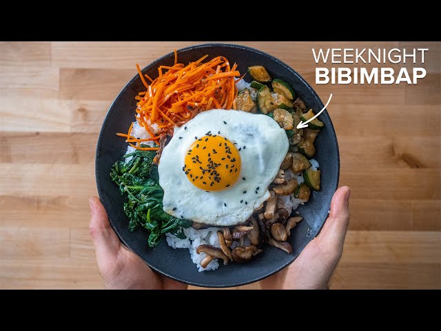 Bibimbap, the Korean mixed rice dish that everyone should know how to make.