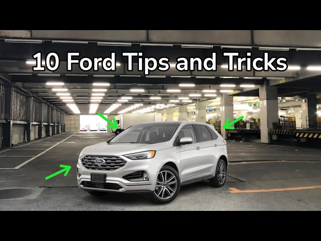 10 Ford Tips and Tricks YOU might NOT know about your Ford Edge!