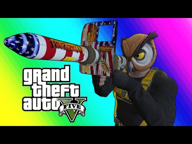 GTA 5 Online Funny Moments - Floating RPG & Batcoon Dumpster Company!