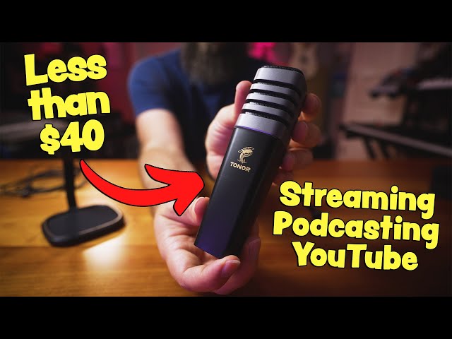 Best YouTube and Streaming Mic for $30? | TONOR TC30 USB Microphone
