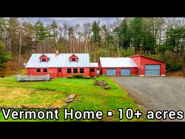 Vermont Homes For Sale | $460k | 10+ acres | Homestead For Sale | Vermont Real Estate For Sale