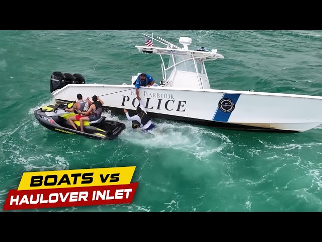 THIS GUY NEEDS ALL THE HELP HE CAN GET ! | Boats vs Haulover Inlet