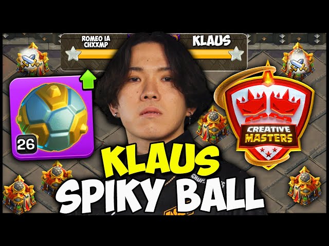 KLAUS Uses the Spiky Ball for the 1st Time in War!! Creative Masters Series 3.0