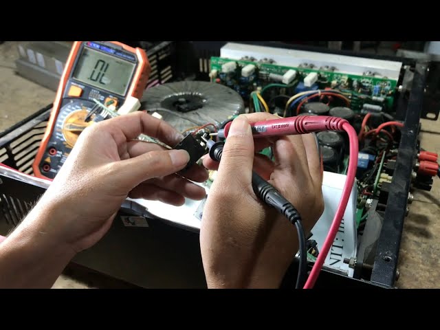 Full video on how to fix dead amplifiers and transistors