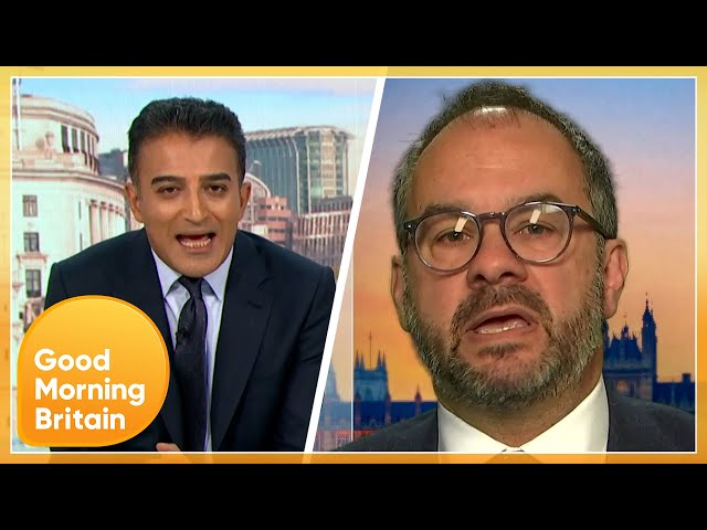 MP Paul Scully and Adil Clash in Heated Debate Over Government's Lack of Mask Wearing | GMB