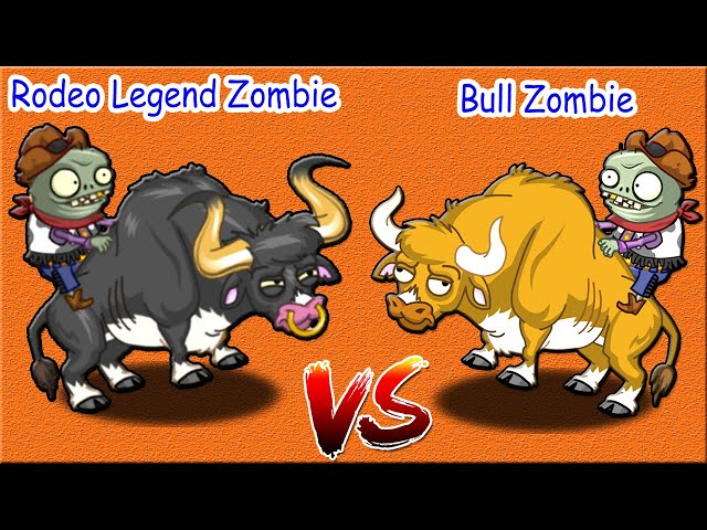 Compare Talent RODEO LEGEND Zombie VS BULL Zombie