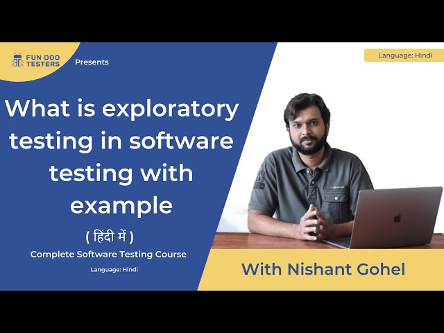 Software Testing Tutorial in Hindi - What is exploratory testing in software testing with example