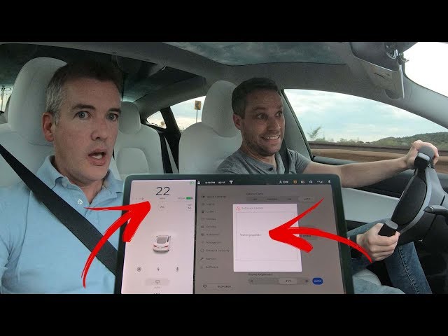 Can You Drive a Tesla While Doing a Software Update?