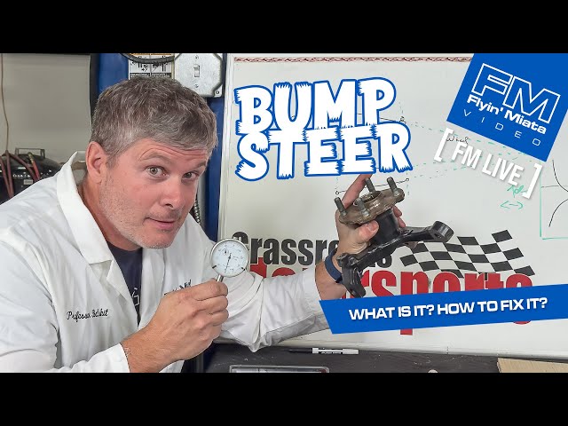 Bump Steer! It's not what you think it is (FM Live with Keith Tanner 12-8-23)