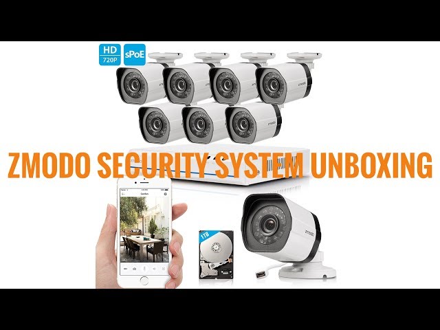 ZMODO POE Security System ► ZMODO 720P  Wireless Security Camera   ◄ 8 Channel DVR Security System