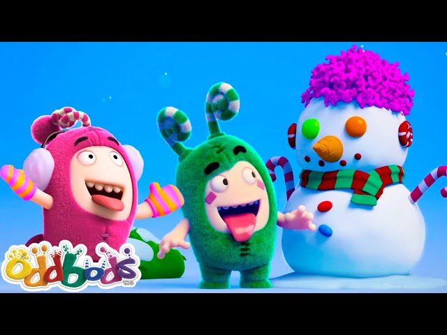 ODDBODS | Building The Last Snowman | Cartoon For Kids