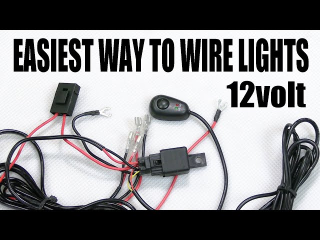 How To Wire In Relay Harness For Lights, SIMPLE!