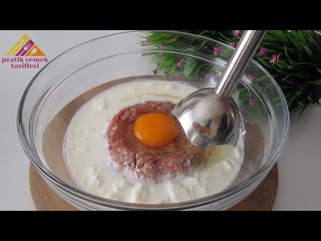 Whisk the minced meat with Yogurt and you will be satisfied with the result 😯 Just cook and taste
