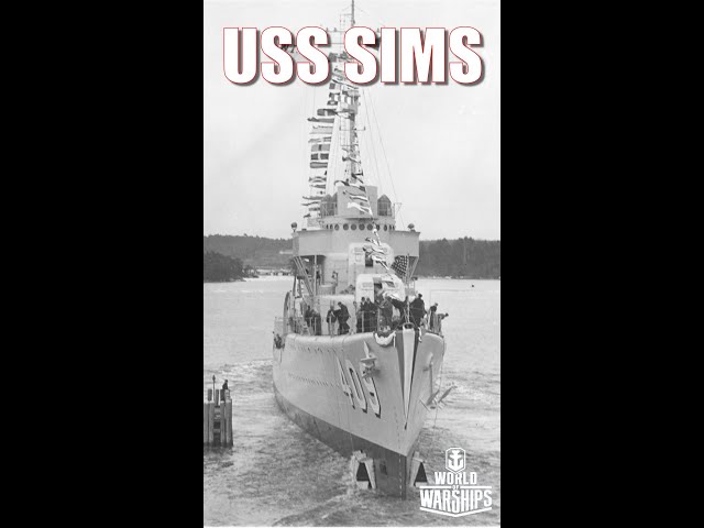 USS Sims ww2 Naval History #shorts #worldofwarships #warships #navalhistory #ww2 #history #history