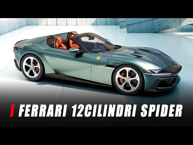 Ferrari 12Cilindri Spider Opens Up For The 819 HP V12
