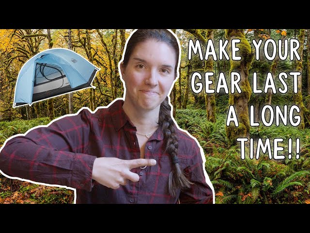 How to Store Your BACKPACKING Gear So it Lasts! | Miranda in the Wild