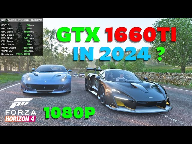 GeForce GTX 1660 Ti 6GB in 2024 | Test Forza Horizon 4 Game at 1080p | Is this GPU still Relevant?