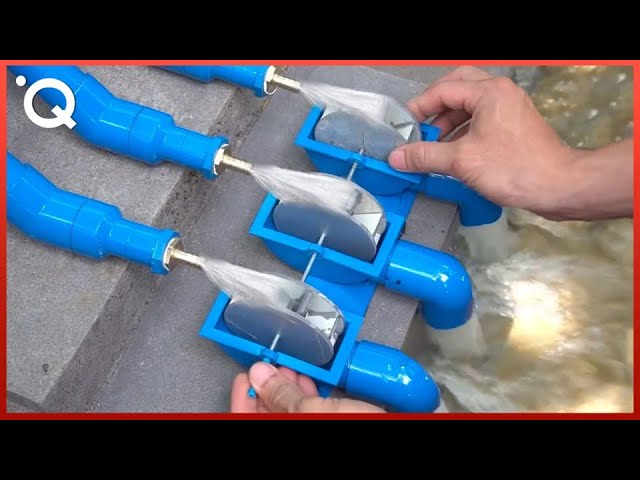 Ingenious DIY Hydroelectric Turbine Systems | Free Energy by @mr.construction9846