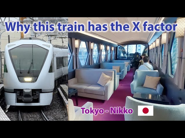 Japan's futuristic train to the mountains | Spacia X to Nikko