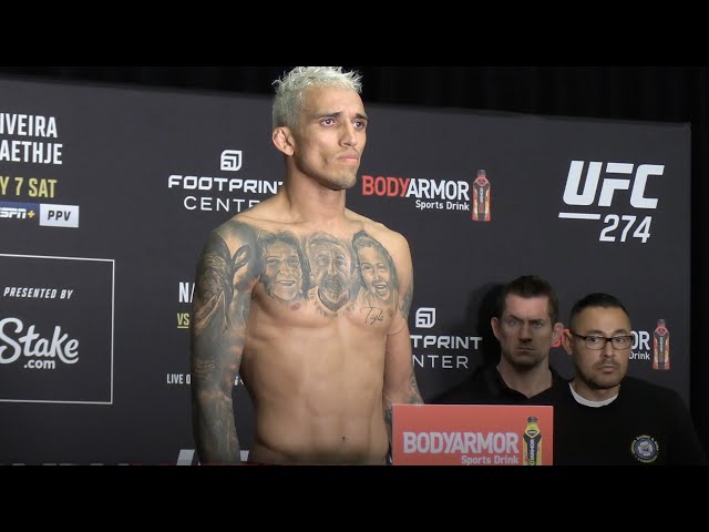 UFC 274 Official Weigh-Ins: Charles Oliveira MISSES WEIGHT!!!