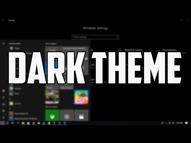 How to Enable Windows 10 Dark Theme