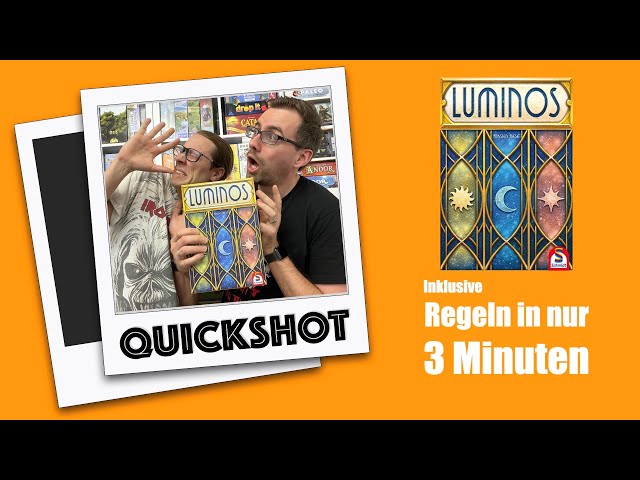 #Quickshot - Luminos (Schmidt Spiele 2024) | Plättchen Legespiel sehr einfach