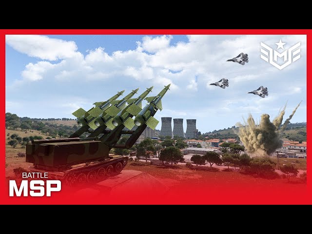 Russian Expensive Fighters Jets Shot Down by Ukrainian High-precision Missiles - Arma 3