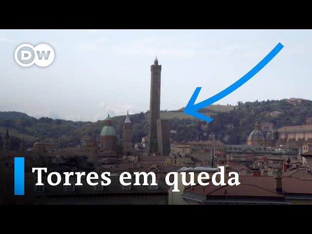 A corrida para salvar as torres medievais de Bolonha