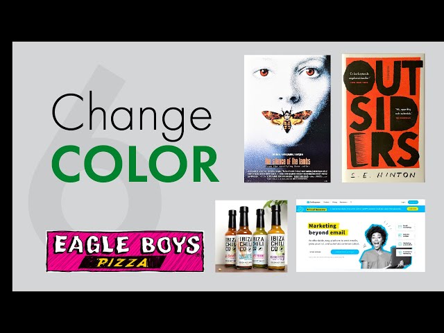 Typography Theory in Graphic Design: Change Color