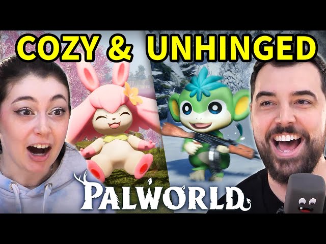 New Pokemon-like crafting/survival game is COZY but UNHINGED (Palworld)