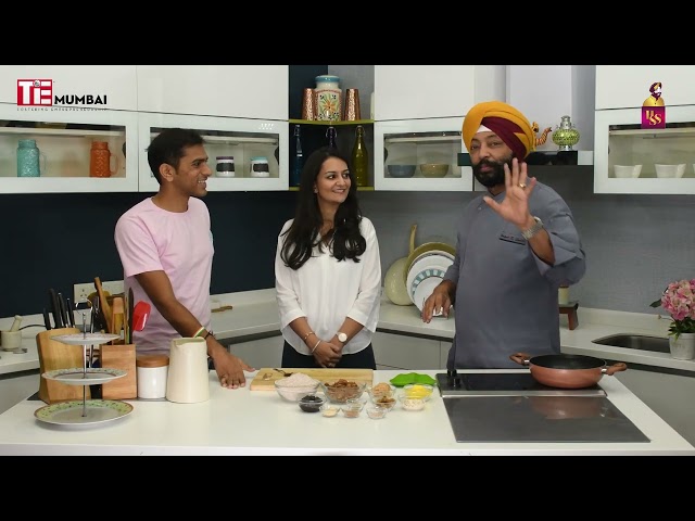 TiE Food Network Cook Off Series Part 1 | Celebrity Chef Harpal Singh Sokhi | Arjun &  Trisha Vaidya