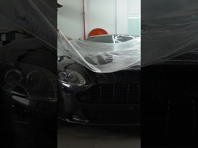 RMA PPF installation on ASTON MARTIN VANTAGE #paintprotectionfilm #carprotection #ppf #detailing